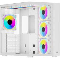 POWERBOOST PB-SS02W Sea View USB 3.0, ATX 7 x ARGB Fanlı, Beyaz AKVARYUM Kasa - 2